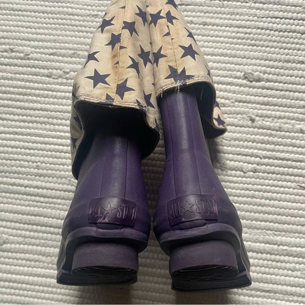 Vtg! CONVERSE Chuck Taylor All-Star Fold Down Rain Boots 5